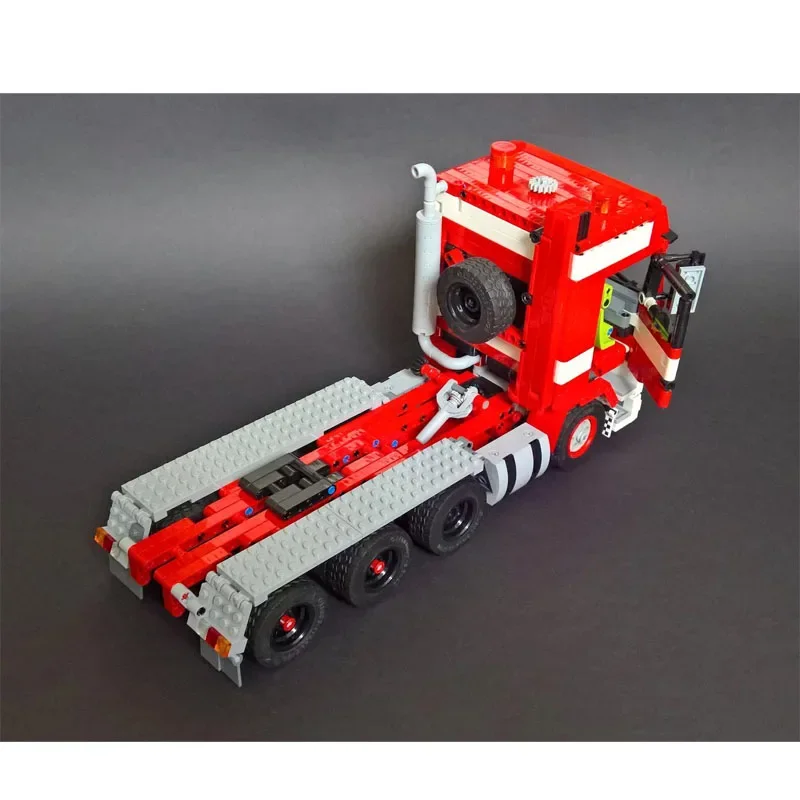 

MOC-88244 грузовой тяжелый транспортный грузовик, модель строительного блока 1179, деталиMOC, креативный строительный блок для мальчиков и детей на день рождения, игрушка в подарок