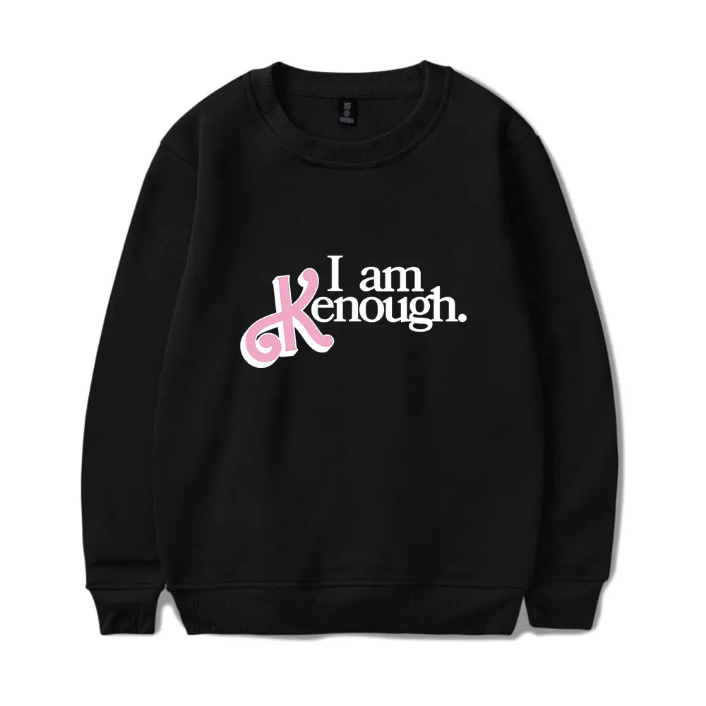 New I am Kenough Round neck pullover Men Women Harajuku Casual Autumn Winter Streetwear Sweatshirt Hip hop Long sleeve Pullover