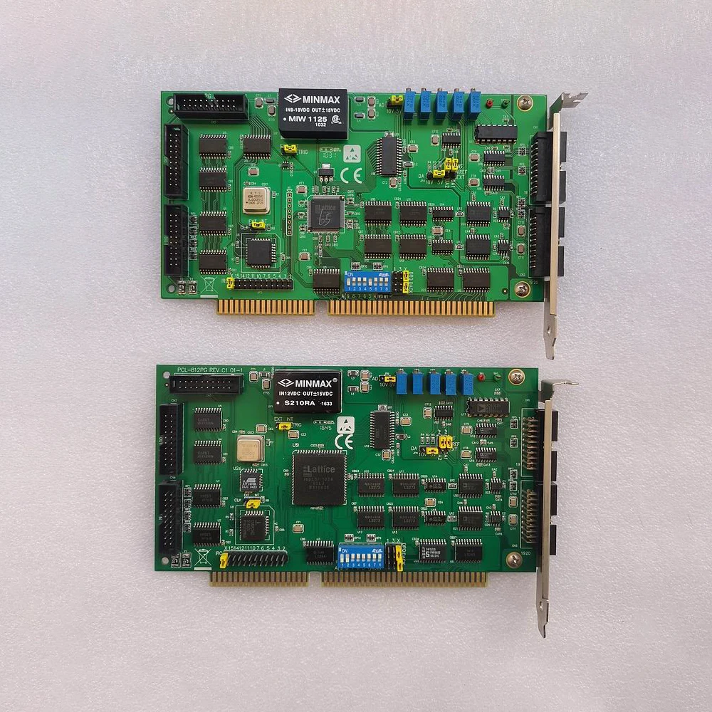 1pcs For Advantech PCL-812PG REV.C1 01-1 Analog and Digital I/O Industrial Card PCL-812