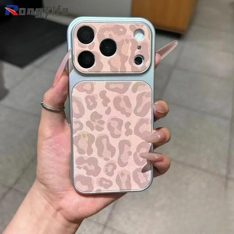 Роскошный чехол из искусственной кожи с леопардовым принтом для Realme GT8 Pro GT 7T GT6 6T Neo 7X 6 SE P4 P3 Lite P1 Speed V70S V25 V23i V13 V5