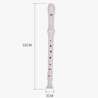 8 Holes ABS Clarinet Colorful Long Flute Instrument for Children Educational Tool Musical Soprano Recorder 4