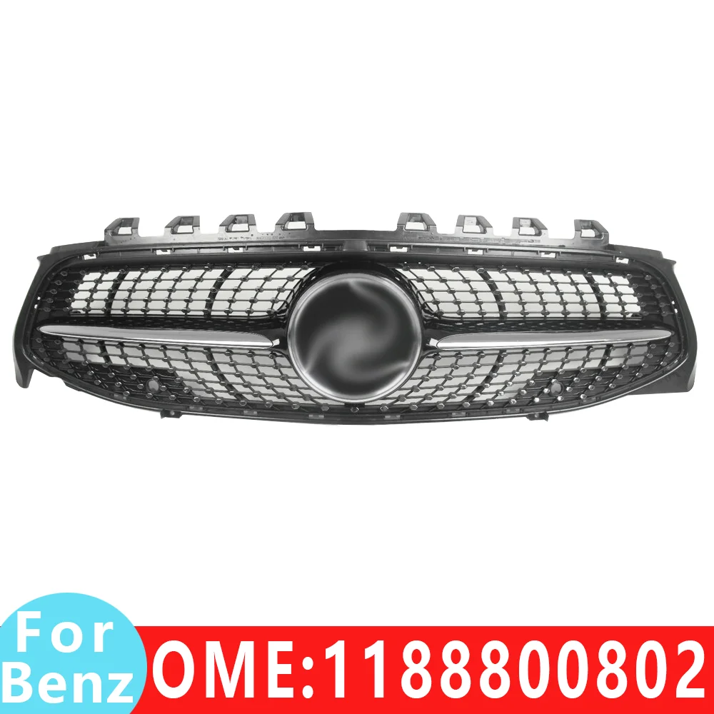 

Suitable for Mercedes Benz A1188800802 Middle grid base radiator grille Grille mesh W118 CLA180 CLA35 CLA200 CLA250 auto parts