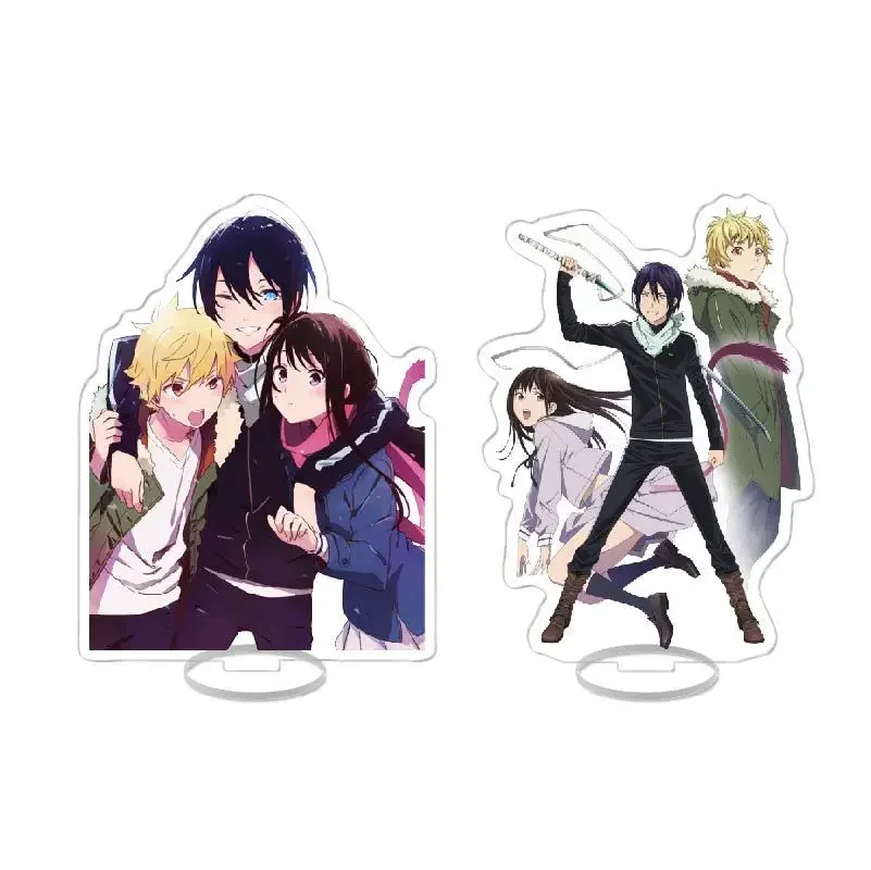 Anime Noragami Acrylic Stand Action Figure Noragami Yaboku Iki Hiyori PVC Desktop Stand Model Toys Gift