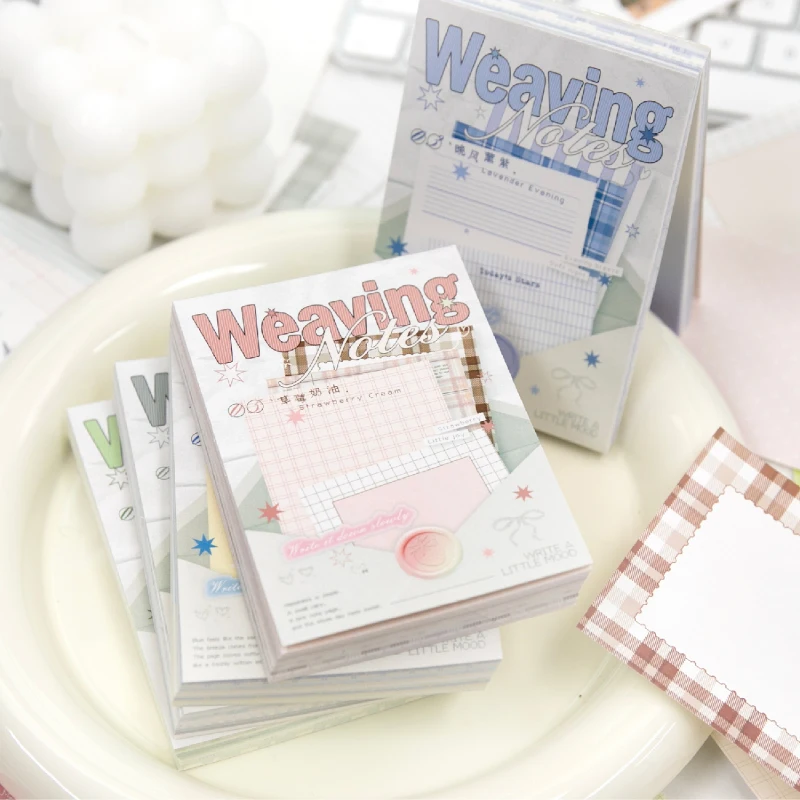 

Card Lover 100 Pcs [Zhiguang Notes Series] Light Paper Lime Lawn Twilight Lavender for Journaling Scrapbook Collage Sticky