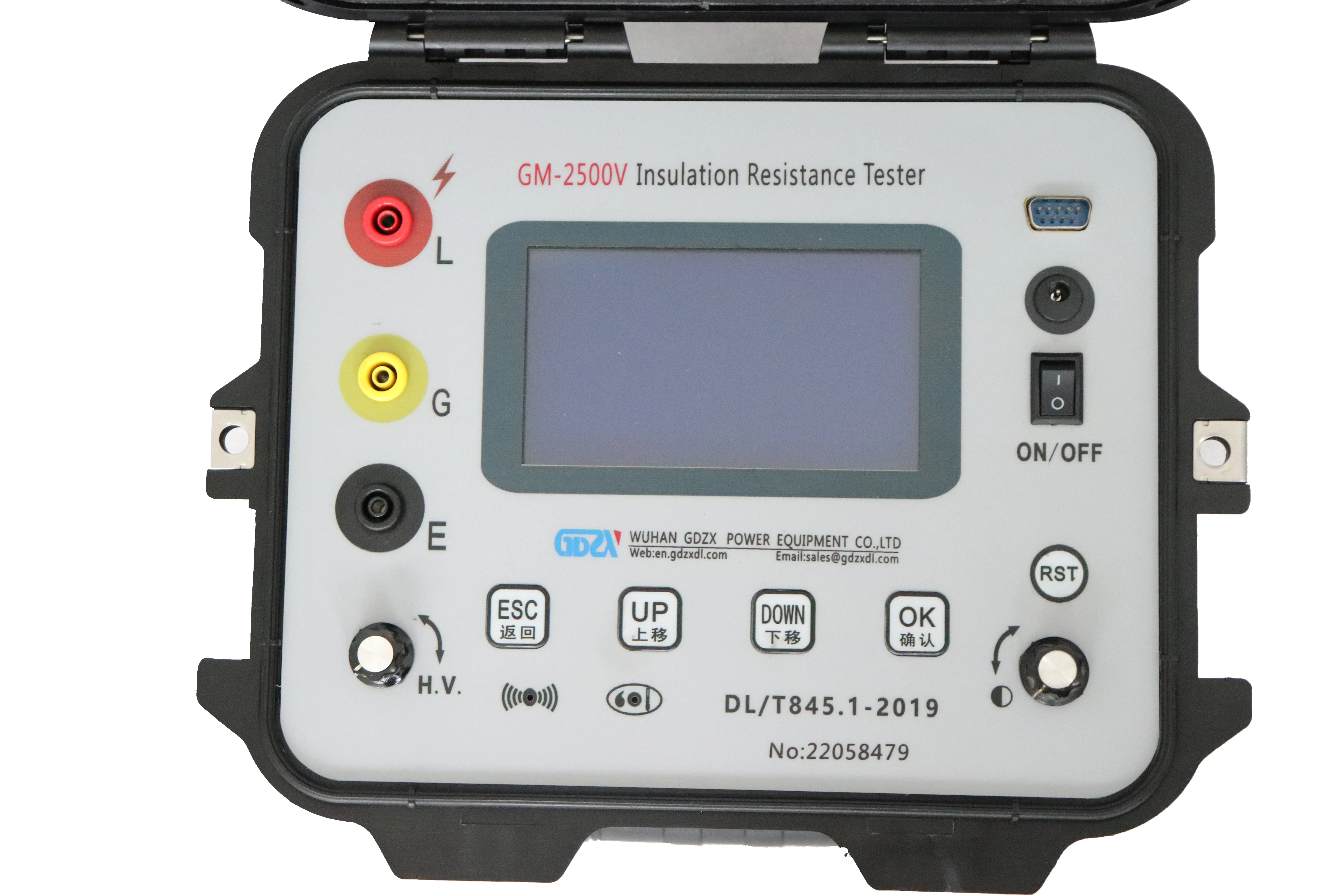 CE-gecertificeerde fabriek directe verkoop verstelbare hoogspanning digitale megohmmeter