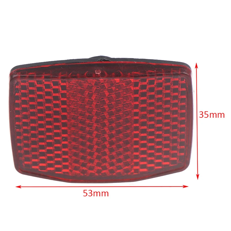 New 1Pcs High Quality Bicycle Bike Handlebar Reflector Reflective Front Rear Warning Light Safety Lens White/Red