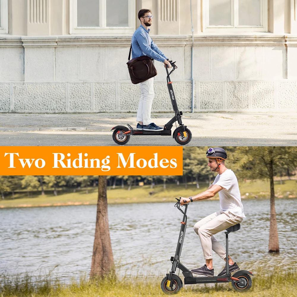 Adults Electric Scooter 800W 48V 12.5Ah 10 inch Solid Tires Max Speed 25km/h Commuter eScooter Electric Kick Scooter with APP