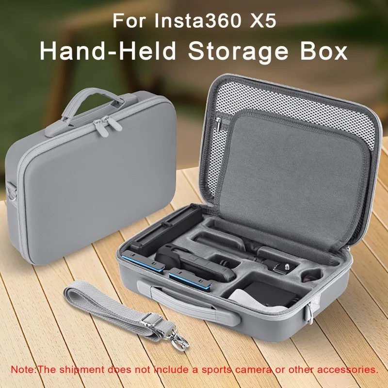 Carrying Case for Insta360 X5 Camera Storage Bag Single Shoulder Bag Anti-Scratch Handbag Travel Bag Protective Accessories