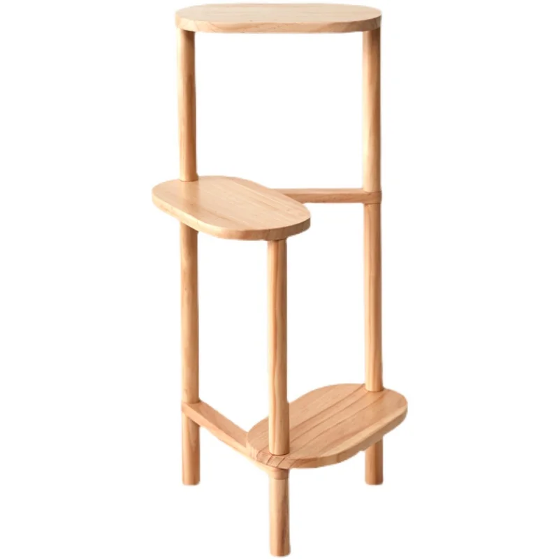 

Solid Wood Flower Pot Stand, Multi-Layer Plant Rack for Room & Balcony, Indoor Greenery Display Shelf,Home Decor Organizer