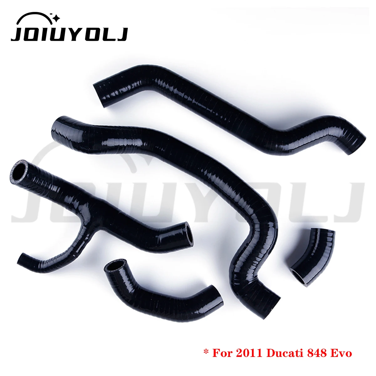 

6Pcs Silicone Radiator Coolant Hose Kit For Ducati 848 Evo 2011