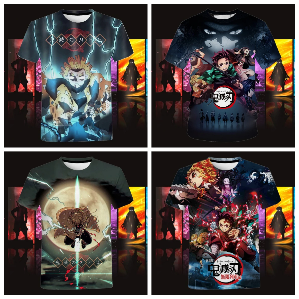 

Anime Demon Slayer T Shirt Lovely Kamado Nezuko Costume Boys Girls T-shirt Summer Short Sleeves Oversized Streetwear Loose Tops