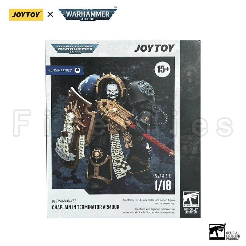 1/18 JOYTOY 액션 피규어, 40K 울트라마린 채플린, 터미네이터 갑옷, 애니메이션 모델 장난감