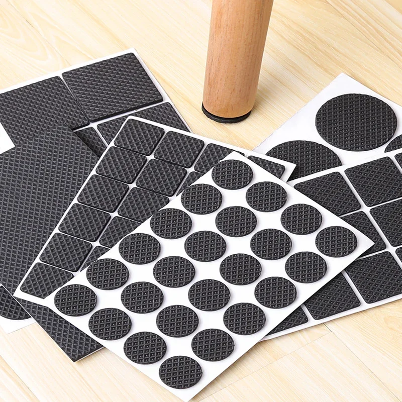 

Self Adhesive Furniture Leg Feet Protector Pad Chair Leg Pad Anti-Skid Scratch DIY Resistant Furniture Feet Floor Protector Pads