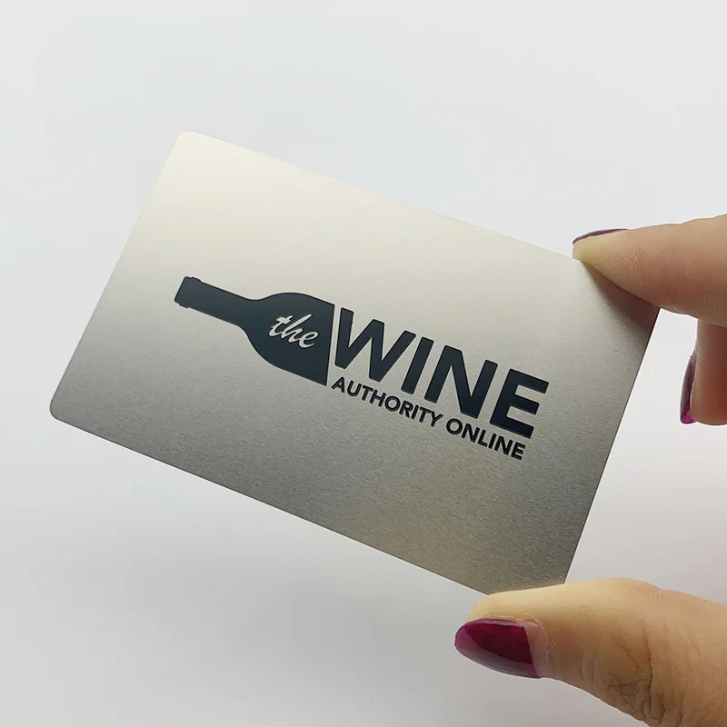 Custom.Metal Card Custom Oral High-End Business Card Stainless Steel Member VIP Card Electroplated Gold Membership Card