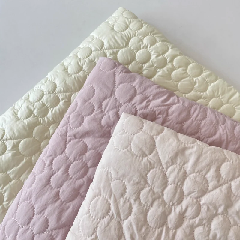 

Pink Yellow Love Polyester Cotton Fabric Handmade Diy Clothing Children's Pet Cotton-Padded Bag Fabric