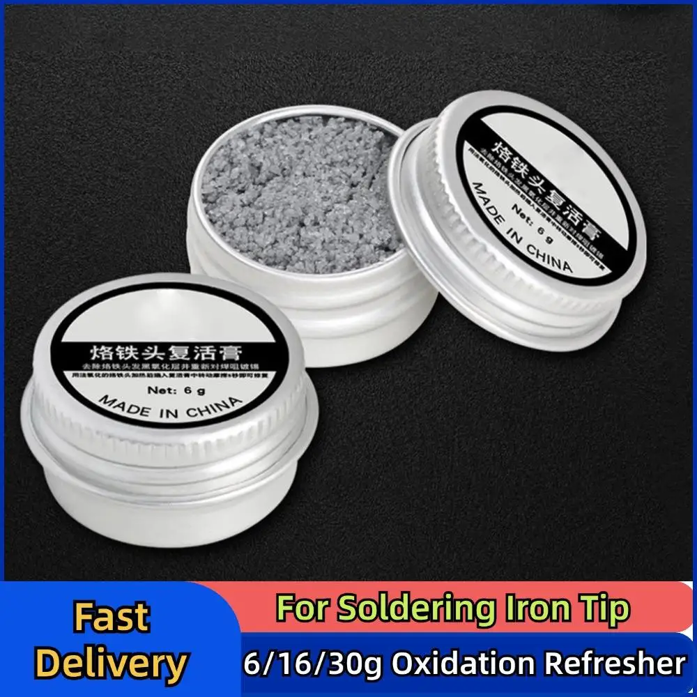 6/16/30g Soldering Iron Tip Refresher Iron Tip Repair Paste Removes Oxidation Refresher Repair Tool Essential For Electronics