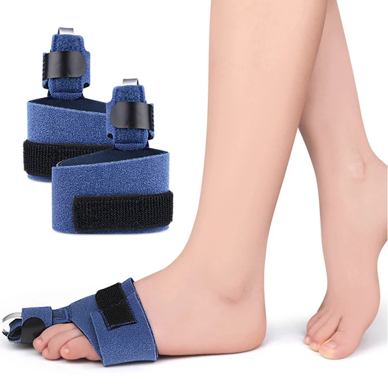 1 個の足指矯正器足指骨折固定具矯正器具足の骨親指アジャスター矯正ソフトペディキュアソックス外反母趾矯正器