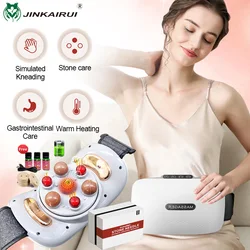 Bianstone Abdominal Massager instrument Electric Moxibustion Heating Belt Massager Neck Waist Leg Massage Improve Indigestion