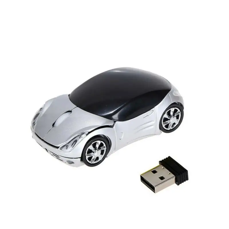 Mouse Raton 2.4GHz 1200DPI Car Shape Wireless Optical Mouse USB Scroll Mice Computer Professional For PC Laptop 18Aug2