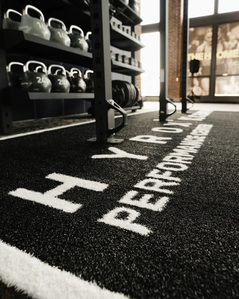 

Hyrox Gym Mat Marked Floor for Running Race Training Center Crossfit Competition Exercise Fitness Workout