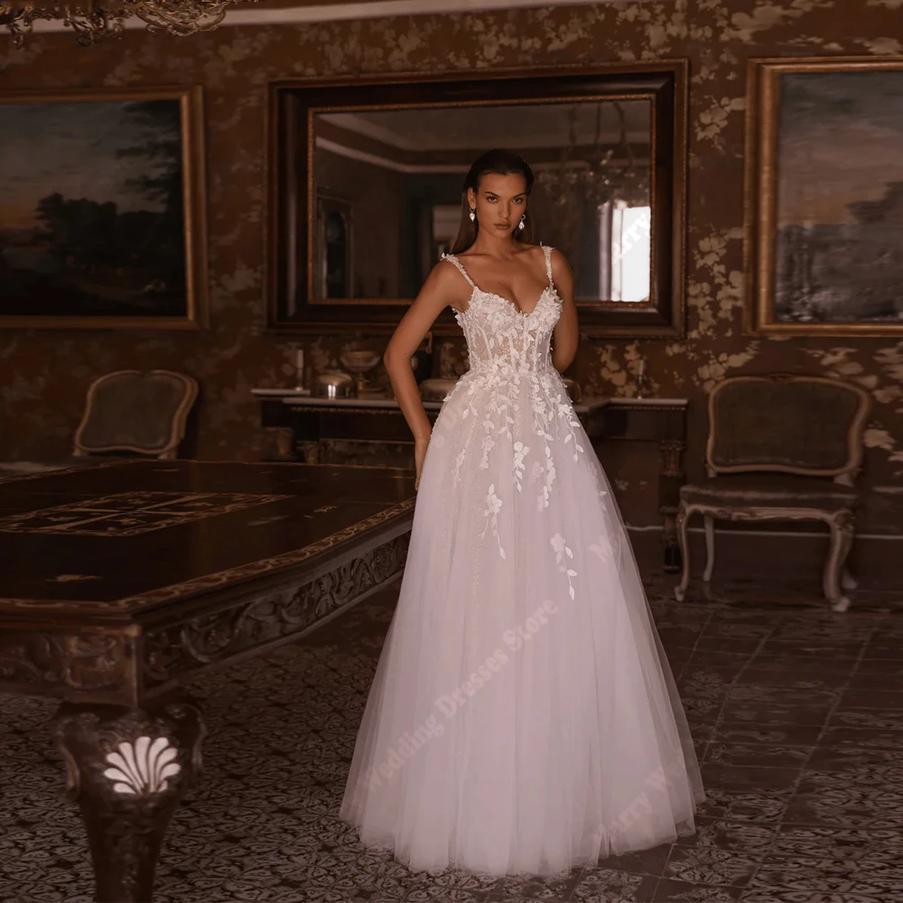 

Fascinating Women Wedding Dresses Elegant Sexy Sleeveless Bride Gown Princess Engagement Banquet Robes De Mariee 2026 Customized