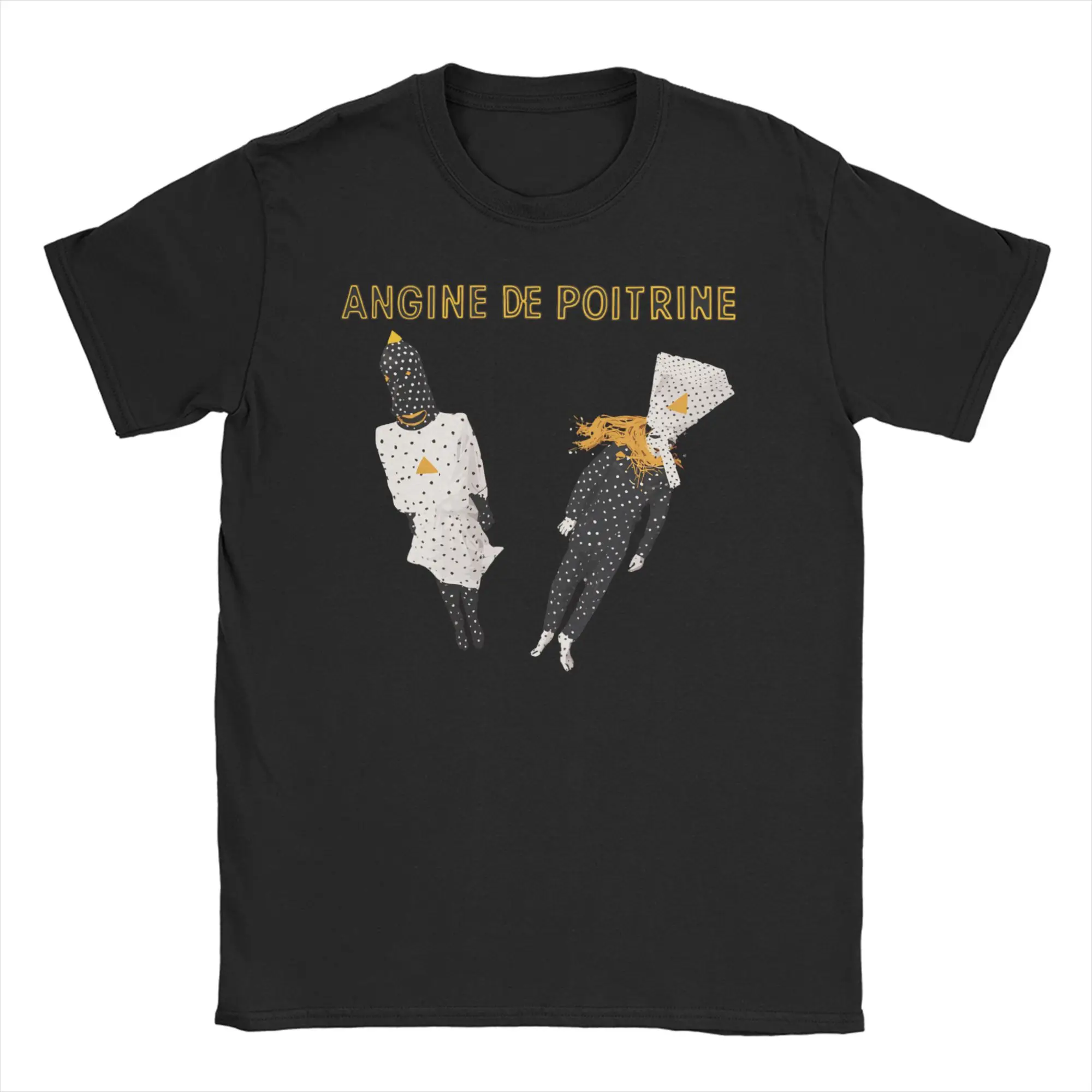 Printed Angine De Poitrine Rock Band T Shirt For Unisex Cotton T