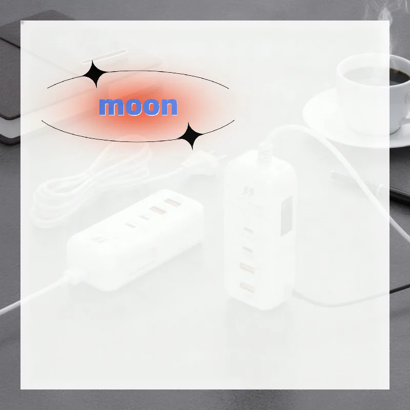 Splash Proof Multiport PD USB C Charger Fast Charging Adapter EU US Plug for Phone Tablet Camping Hiking Use