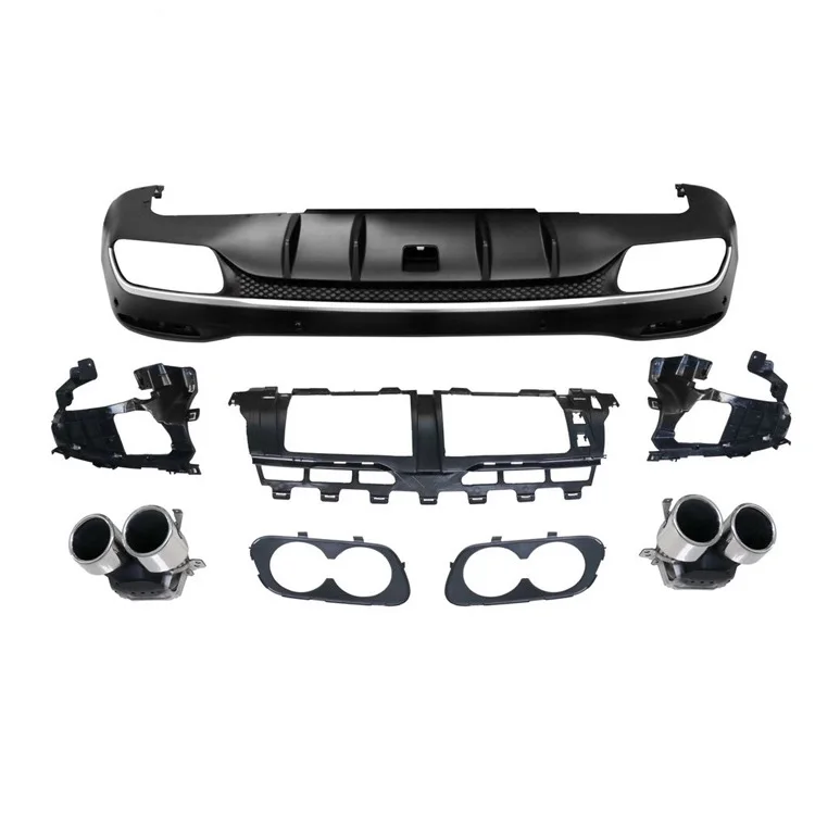 Flying WingAuto Parts GLE53  Style Diffuser ABS Material Facelift Rear Bumper Lip for  GLE Class W167  Body Kit 2020+