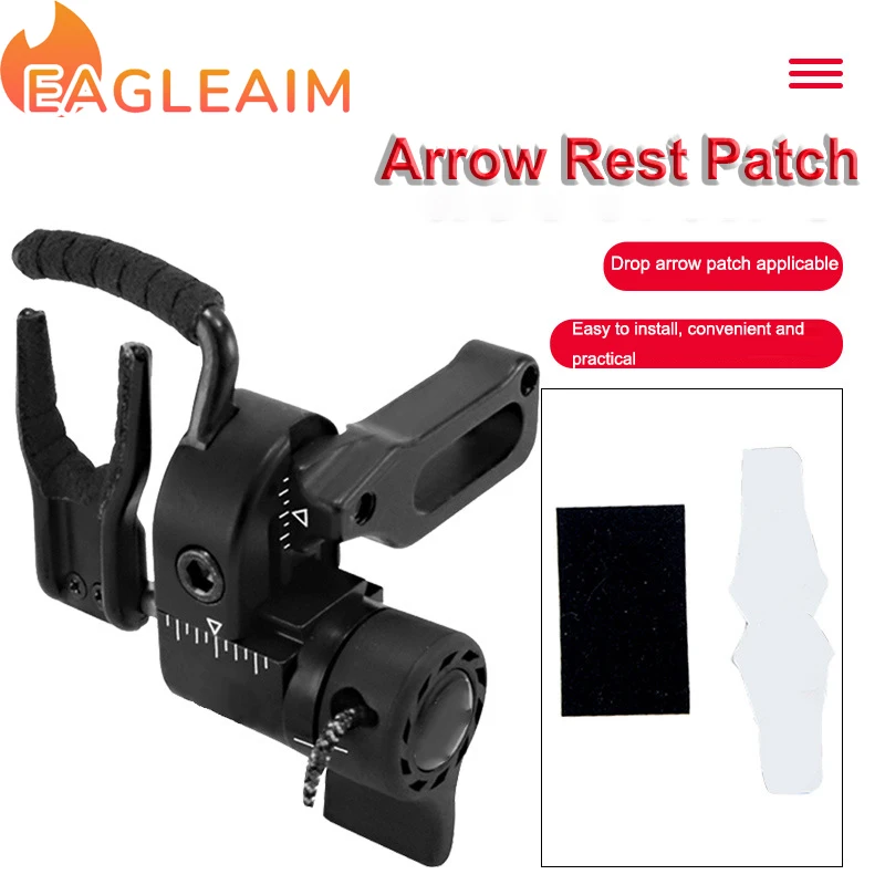 Arrow Rest Felt Tape Archery Arrow Rest Patch Bow Sticker Anti-Slip Durable Drop Away Arrow Rest For Compound Bow Felt ArrowFelt