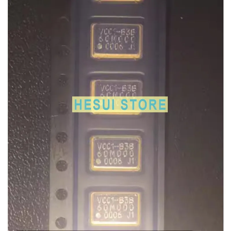 ชิปคริสตัลออสซิลเลเตอร์7050ออสซิลเลเตอร์แบบแอคทีฟ VCC1-B3B-60M000 60MHz 60.000MHZ