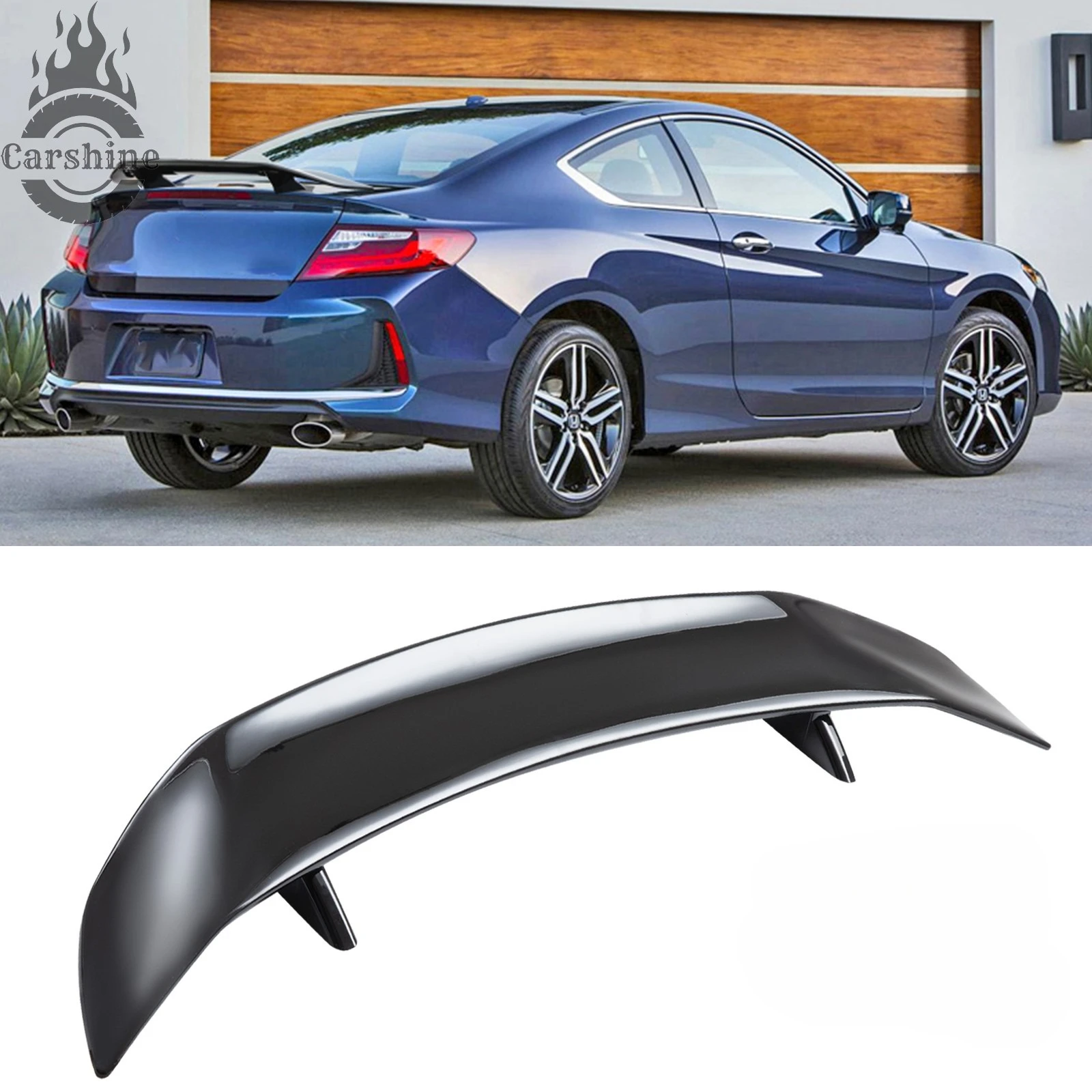 

53-дюймовое глянцевое черное заднее антикрыло для Honda Accord Coupe 2003-2017 – накладка на багажник