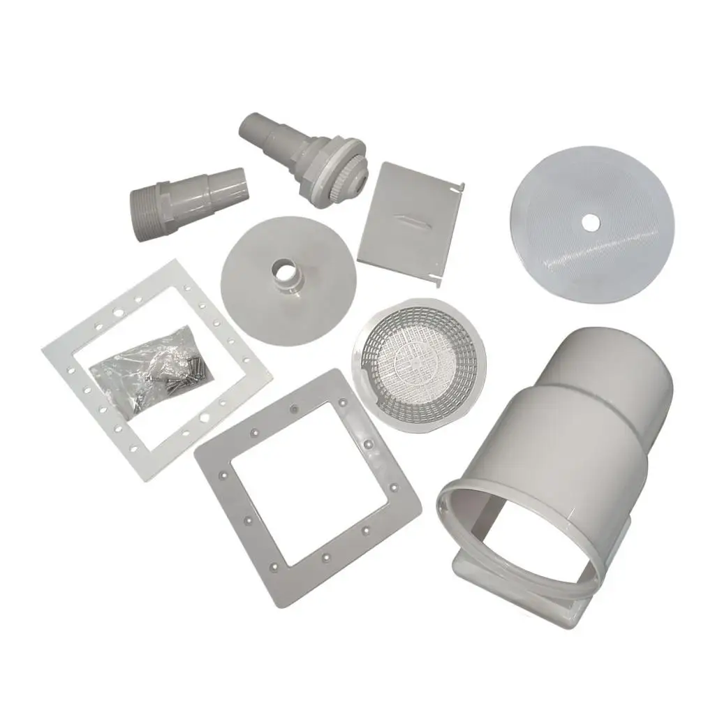 Replacement Pool Skimmer Kit Wide Mouth Skimmer Pool Cleaning Set for Above Ground Swimming Pool Parts