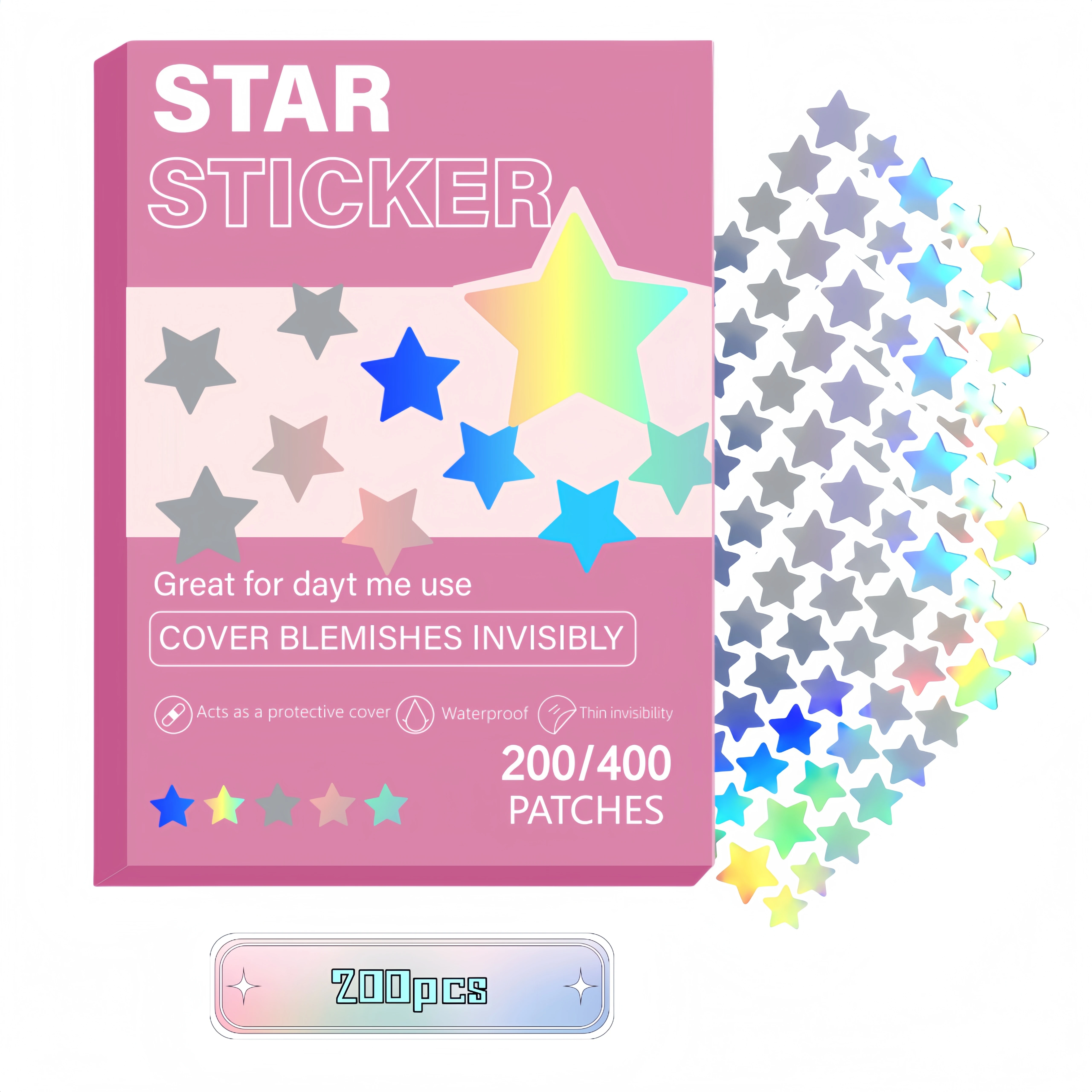 40/200/280pcs Acne Patch, Covers Pimple And Acne,  Pimple Patch for Covering Zits And Blemishes, Spot Stickers for Face And Skin