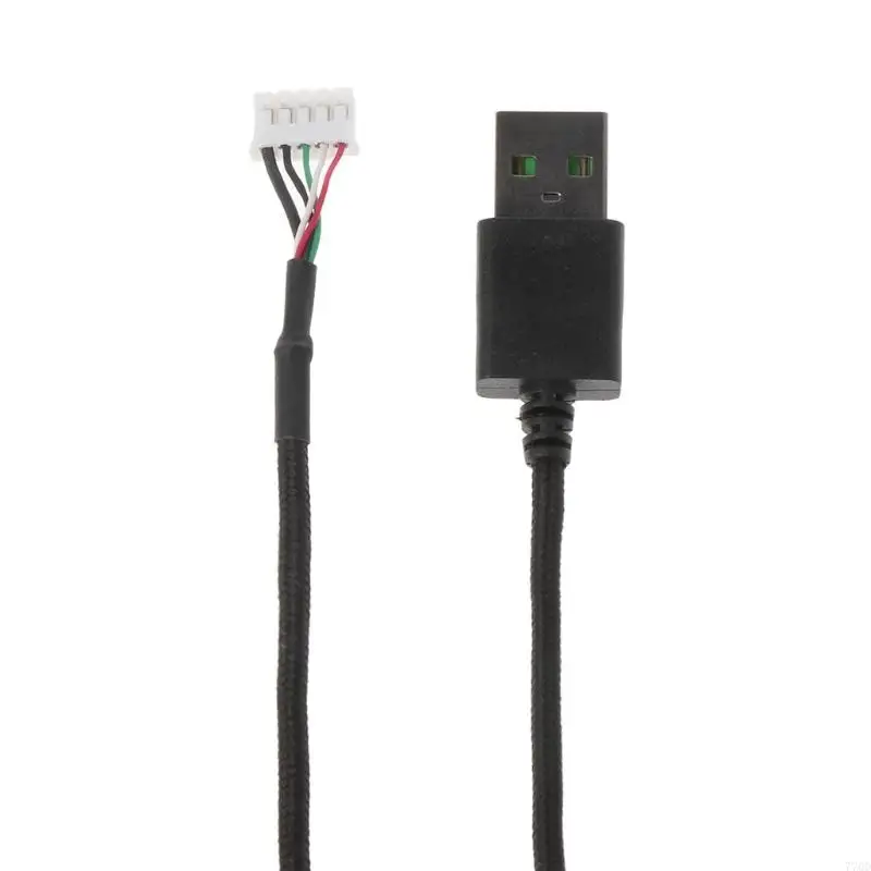 770D جودة عالية الماوس Deathadder النخبة مضفر الفأر الأسلاك النايلون الاستبدال خط الماوس