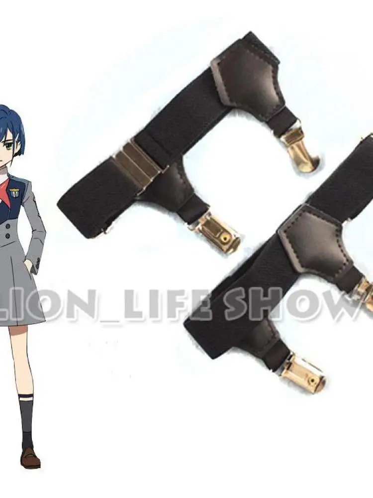 DARLING in the FRANXX Ciel do pończoch Punk nogi łydki pierścień pończochy skarpetki klip Cosplay — zdjęcie 2