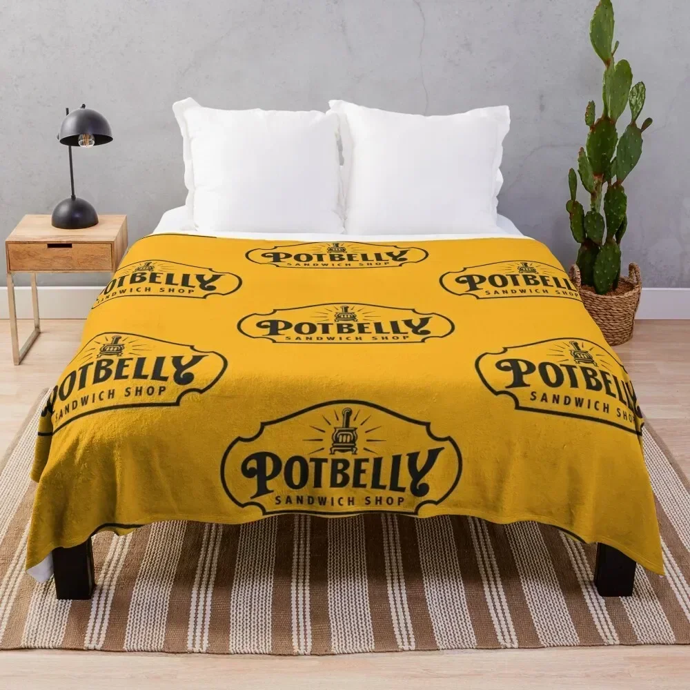 Resto Potbelly Sandwich Throw Blanket Summer Single Decorative Sofa Furrys Blankets