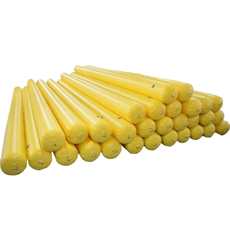 

Customize Water Floating 0.9mm PVC Inflatable Long Cylinder Buoy Tube for Water Parkpromote sales
