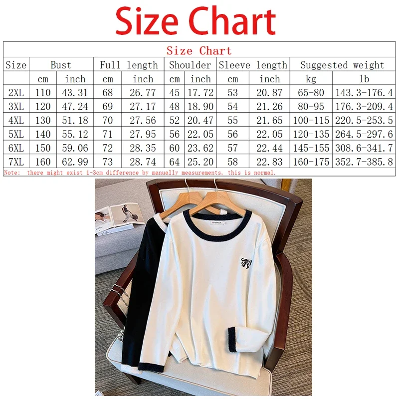 Autumn Winter Big Size Women Clothing 100/150kg Oversize Bust 150/160cm Loose Fitting Pullovers Thickened Knitted Sweaters Women