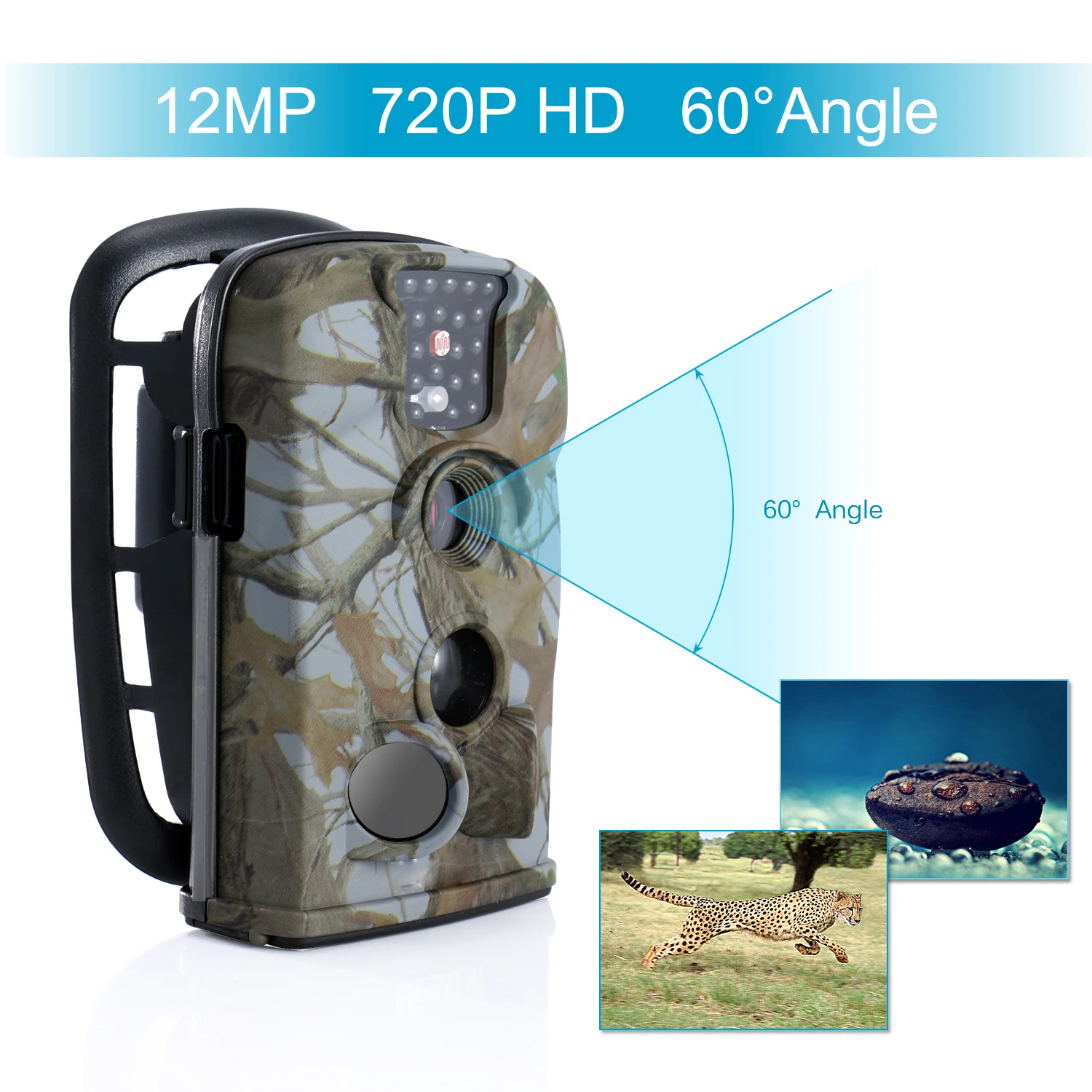 Outdoor 20MP 1080P HD Hunting Camera Night Vision Photo Video Surveillance Wildlife Trail Camera IP66 Waterproof Photo Traps