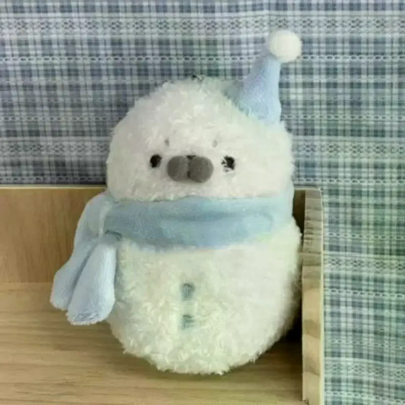 ตุ๊กตาแมวน้ำการ์ตูนน่ารัก ตุ๊กตาหิมะ ตุ๊กตาขนนุ่ม จี้ห้อยกระเป๋า แมวน้ำจำลอง ของตกแต่งกระเป๋าเป้ ของขวัญวันคริสต์มาส ของขวัญวันเกิด