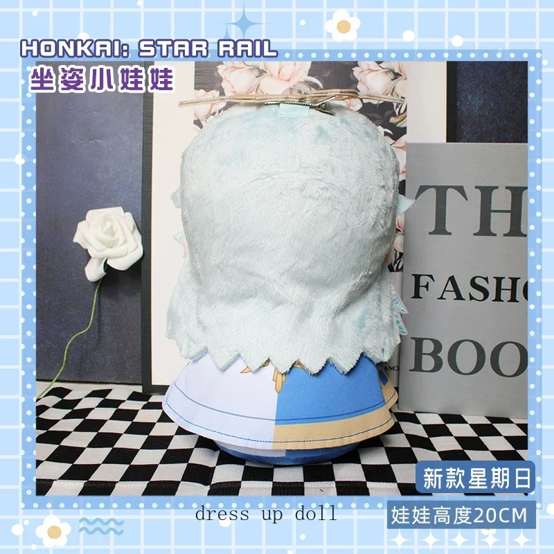 

Sunday Honkai: Star Rail Kawaii, кукла для сидения, плюшевые куклы, мягкие 20 см, аниме, плюшевые хлопковые игрушки, милая подушка, подарок