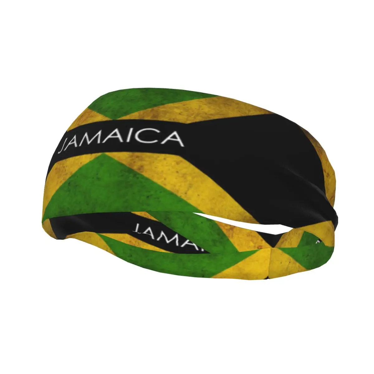 

Sports Sweatband Breathable Headband Sweat Hair Head Band Jamaica Flag Yoga Headband