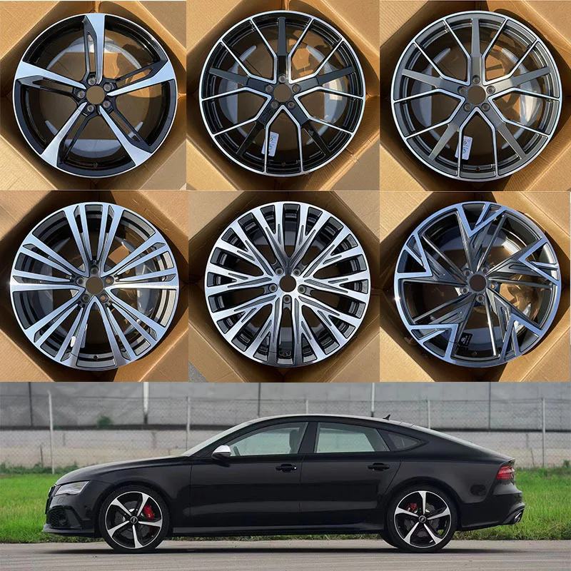 

Suitable for 18192021 inch forged wheels Suitable for Audi A4A5A6A7A8RS8Q3Q5Q7TT modified blade wheels