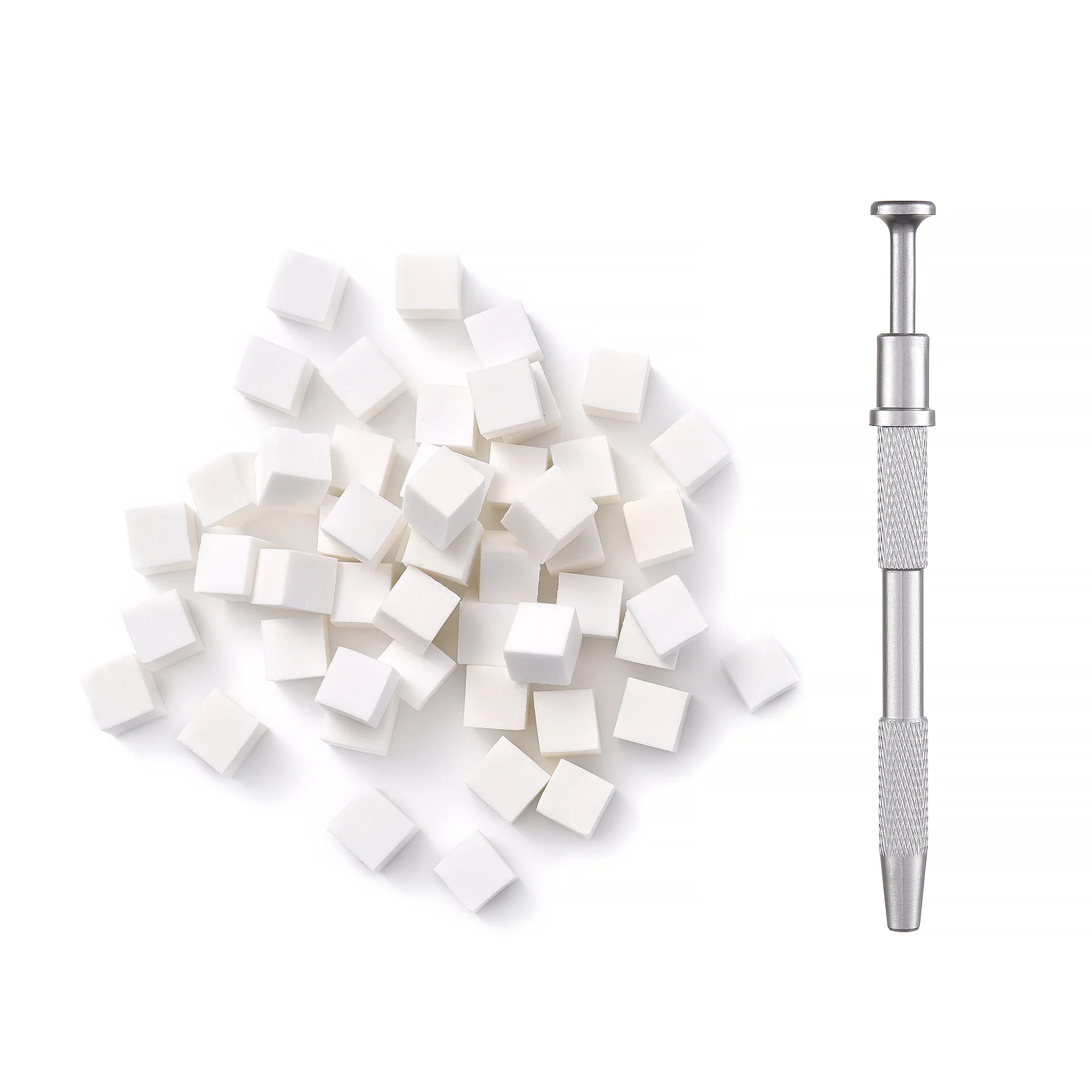 100/50 قطعة مربع مسمار الفن الإسفنج مجموعة التدرج فرش الأظافر هلام البولندية DIY تصميم مسمار الإسفنج انتزاع القلم مانيكير لوازم أدوات #2