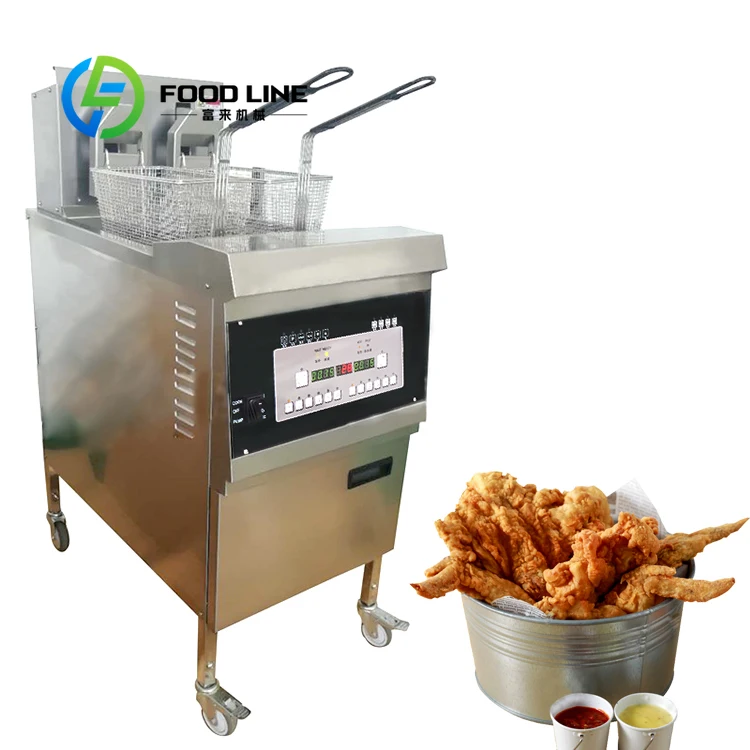 

Automatic Fast Food Restaurants Hotel Vertical Electric Deep Fryer Machine