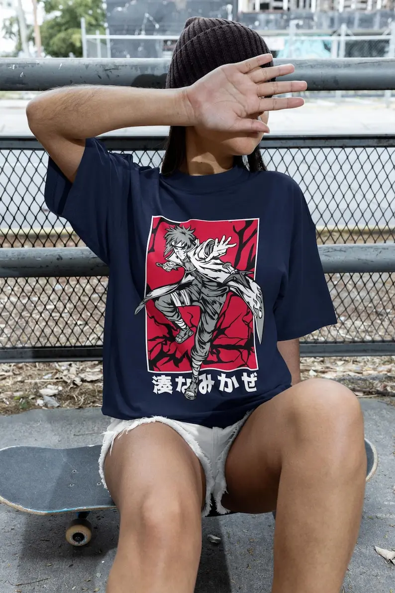 Legendary Shinobi Leader Unisex T-shirt - Japanese Anime Manga Style Apparel, Hidden Leaf Village Hero, Shonen Era Aesthetic, To