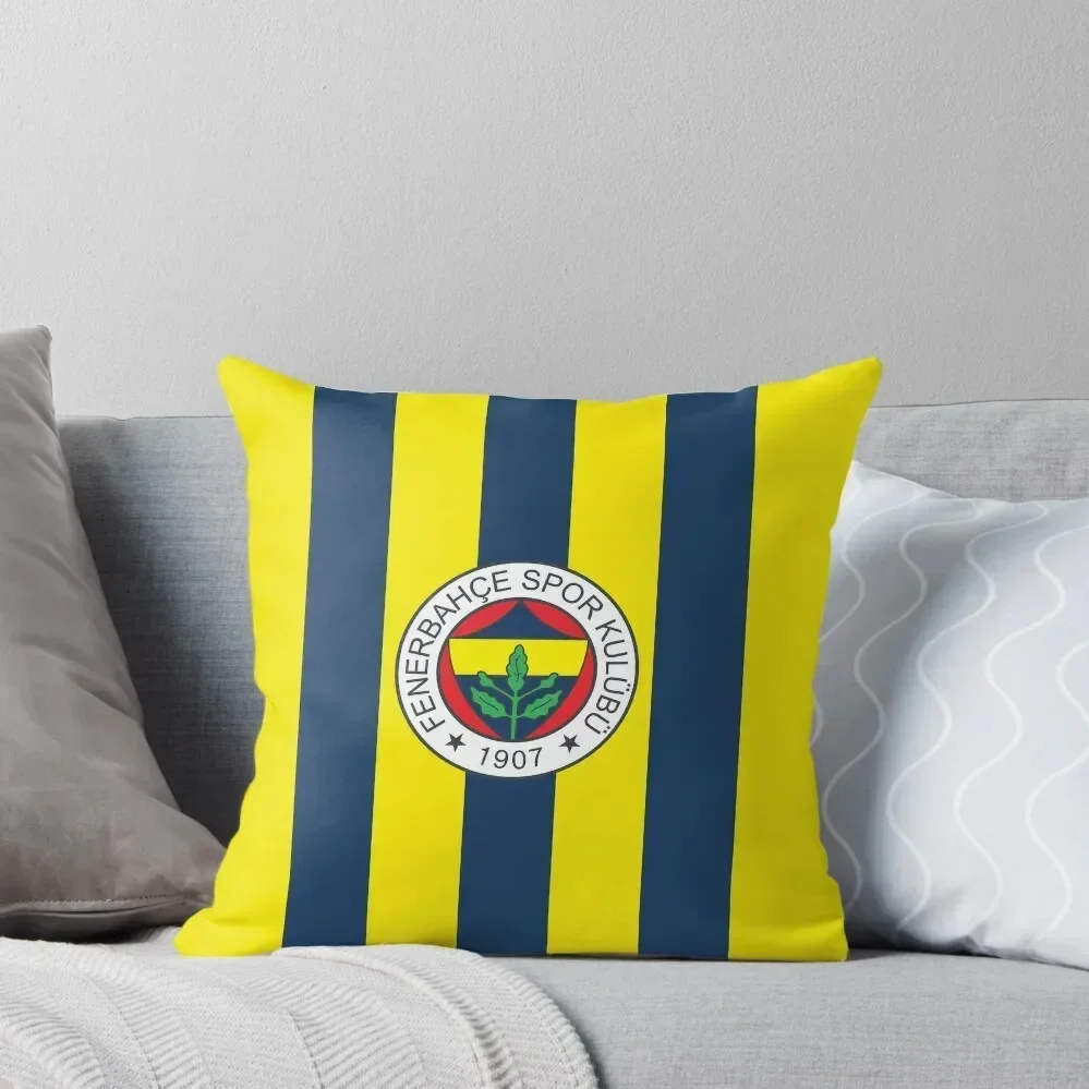 

fenerbahce 1907 Throw Pillow pillow cover christmas Pillows Aesthetic pillow