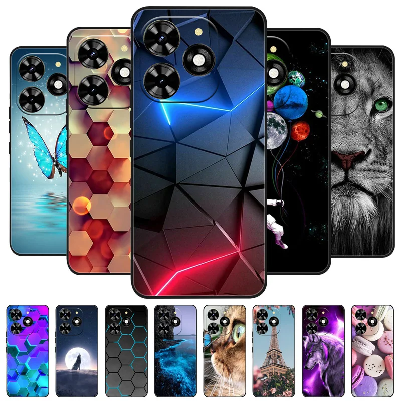 

For Infinix Hot 40 Case Hot40 Pro Luxury Phone Silicon Back Cover For Infinix Hot 40 Pro / hot 40i Cases Protective Shell Capas