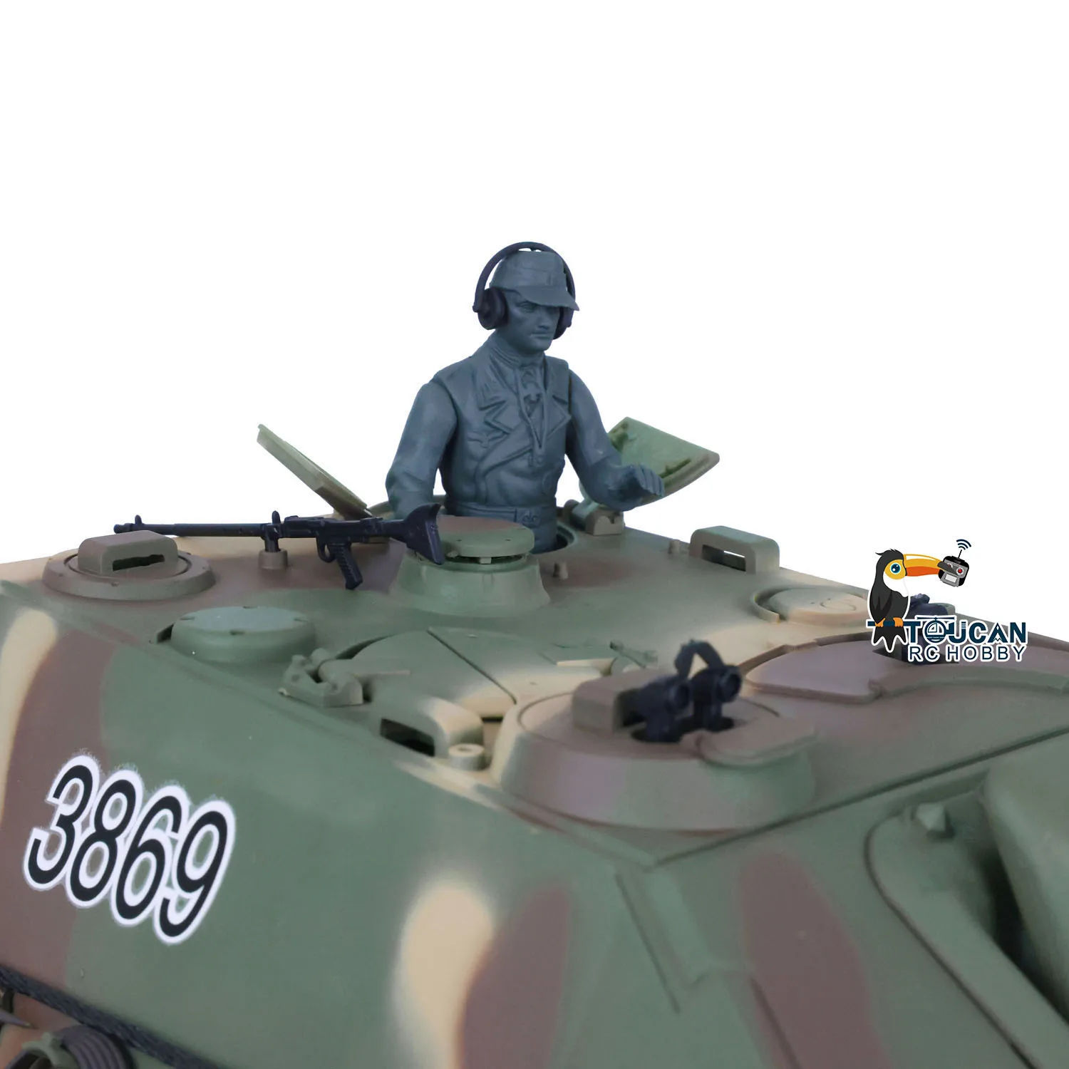 

Радиоуправляемый танк Henglong 1/16 Jadpanther 3869 2.4G 7.0, пластиковая версия, RTR, модель немецкой техники времен Второй мировой войны для коллекционеров TH17437-SMT4
