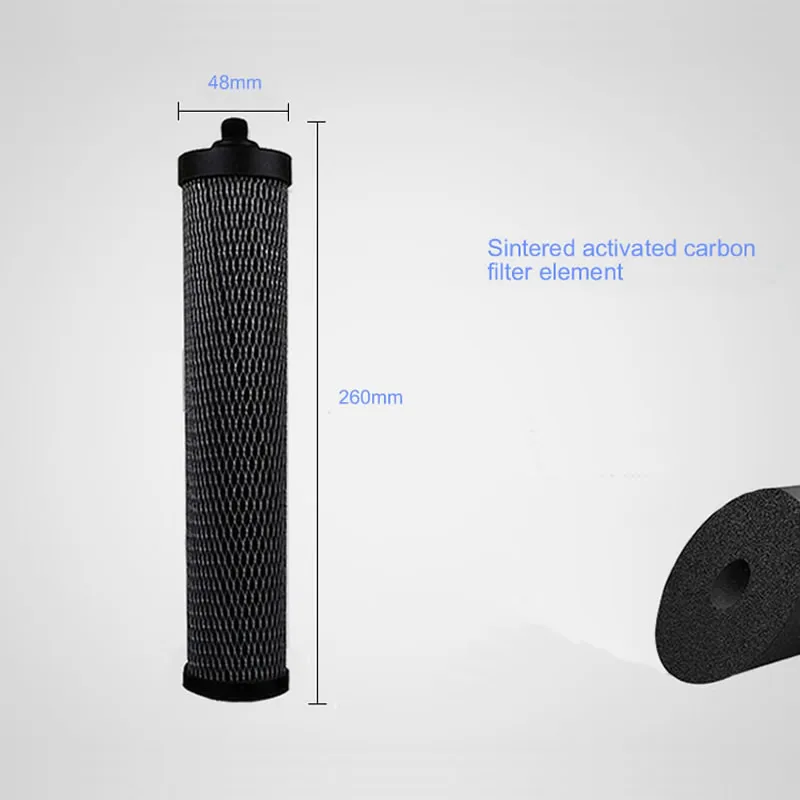 مجموعات عناصر فلتر تنقية المياه لسطح المكتب، فلتر الكربون والسيراميك المنشط، لتنقية المياه بفلتر 3 مستويات/أجزاء الفلتر